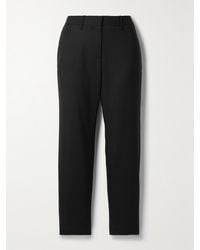 Nili Lotan - Tel Aviv Wool-Blend Twill Straight-Leg Pants - Lyst