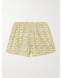 STAUD - Paddle Shorts Aus Einer Bedruckten Baumwollmischung - Lyst