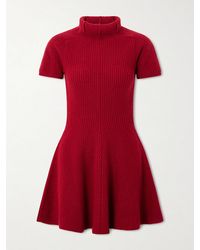 Magda Butrym - Ribbed Cashmere Turtleneck Mini Dress - Lyst