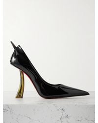 Christian Louboutin - Kate Clawmax 100 Pumps Aus Lackleder Mit Stachelnieten - Lyst