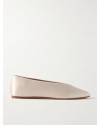 Le Monde Beryl - Regency Grosgrain-Trimmed Satin Ballet Flats - Lyst