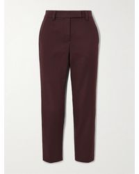Brunello Cucinelli - Cotton-Blend Twill Straight-Leg Pants - Lyst