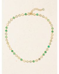 Irene Neuwirth - Kette Mit Mehreren Steinen Und Details Aus 18 Karat - Lyst