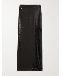 TOTEME - Sequined Satin Maxi Skirt - Lyst