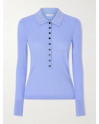Maria McManus - Ribbed Merino Wool Polo Sweater - Lyst