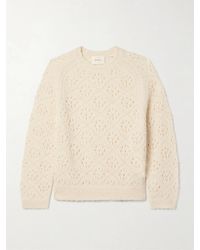 Doen - Emiliana Pointelle-Knit Alpaca-Blend Sweater - Lyst
