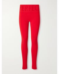 Perfect Moment - Logo-Embroidered Thermal Modal-Blend Jersey Ski Leggings - Lyst