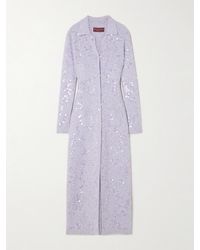Gucci - Midikleid Aus Bouclé Mit Pailletten - Lyst