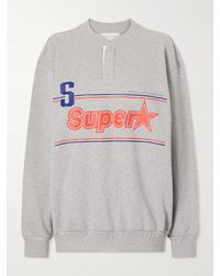 Stella McCartney - Superstar Logo-Printed Cotton-Jersey Sweatshirt - Lyst
