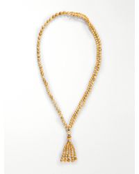 Le Sundial - Venice Opera Tasseled Sterling Jasper Necklace - Lyst