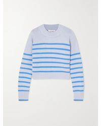 La Ligne - Mini Marin Striped Wool And Cashmere-Blend Sweater - Lyst
