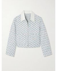 Thom Browne - Silk-Trimmed Sequined Tweed Down Jacket - Lyst