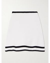 Nina Ricci - Minirock Aus Einer Baumwollmischung Mit Streifen - Lyst