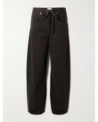 Citizens of Humanity - Brynn Drawstring Mid-Rise Wide-Leg Jeans - Lyst