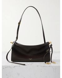 Alaïa - Click E/W Kleine Schultertasche Aus Strukturiertem Nubukleder - Lyst