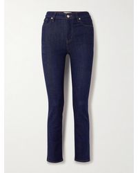 FRAME - The Pencil Hoch Sitzende Skinny Jeans - Lyst