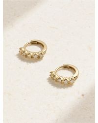 Jennifer Meyer - 18-Karat Diamond Hoop Earrings - Lyst