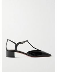 Aquazzura - Sorbonne 35 Patent-Leather Pumps - Lyst