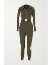 CORDOVA Signature In The Boot Belted Striped Ski Suit - Green