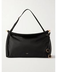 Alaïa - Click E/W Large Leather-Trimmed Shell Shoulder Bag - Lyst