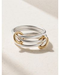Spinelli Kilcollin - Solarium Set Of Three Sterling And 18-Karat Rings - Lyst