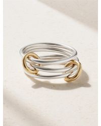Spinelli Kilcollin - Solarium Set Of Three Sterling And 18-Karat Rings - Lyst
