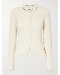 Isabel Marant - Siofra Silk And Cotton-Blend Cardigan - Lyst