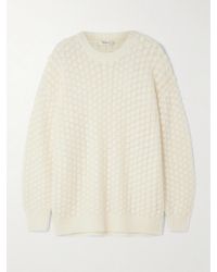 FRAME - The Cloud Crew Open-Knit Sweater - Lyst
