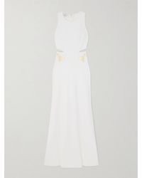 Themis Z - Kallos Cutout Printed Crepe Maxi Dress - Lyst