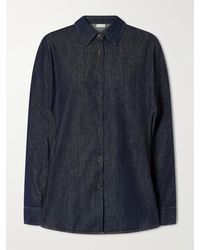 Dries Van Noten - Oversized Denim Shirt - Lyst