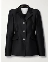 Adam Lippes - Blazer En Radzimir De Laine Et De Soie Mélangées Comptoir - Lyst