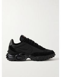 Nike - Air Max Waffle Sp Leather And Nubuck-Trimmed Mesh And Suede Sneakers - Lyst