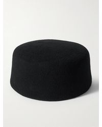 Gigi Burris Millinery - Lauren Wool-Felt Flat Cap - Lyst