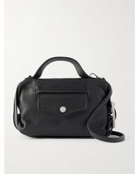 Simone Rocha - Biker Mini Schultertasche Aus Strukturiertem Leder Mit Schnallen - Lyst
