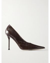 Christen - Helix 95 Croc-Effect Patent-Leather Pumps - Lyst