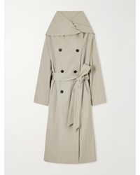 Kallmeyer - Dorothy Double-Breasted Belted Cotton-Blend Trench Coat - Lyst