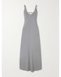 Eres - Sculpturale Bead-Embellished Stretch-Jersey Maxi Dress - Lyst