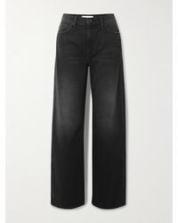 Mother - The Dodger Sneak Mid-Rise Wide-Leg Jeans - Lyst