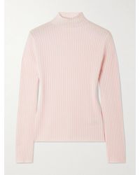 arch4 - Ariana Ribbed Organic Cashmere Sweater - Lyst