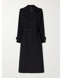 Nili Lotan - Marin Wool-Blend Twill Trench Coat - Lyst