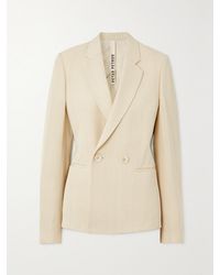 Petar Petrov - Double-Breasted Woven Blazer - Lyst