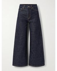 KHAITE - Delina High-Rise Straight-Leg Jeans - Lyst
