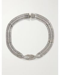 Isabel Marant - Cara Crystal-Embellished-Tone Necklace - Lyst