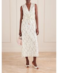 veronica beard madison floral silk slip dress Madison Dress