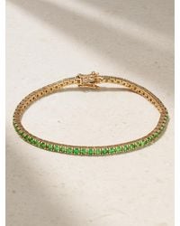 Roxanne First - 14-Karat Tsavorite Tennis Bracelet - Lyst
