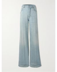 Bottega Veneta - High-Rise Wide-Leg Jeans - Lyst
