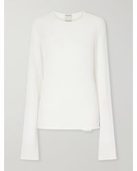 Calvin Klein - Gardénia Cotton-Jersey T-Shirt - Lyst