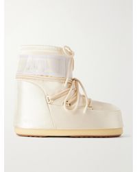 Moon Boot - Icon Satin Ankle Boots - Lyst