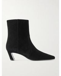 Stuart Weitzman - Stassi Suede Ankle Boots - Lyst