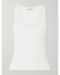 Matteau - Ribbed Organic Cotton-Blend Jersey Tank - Lyst